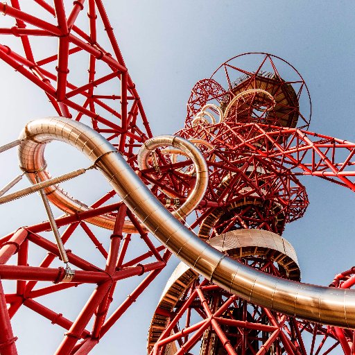 The UK's tallest sculpture at the Queen Elizabeth Olympic Park, home to the World's longest tunnel Slide!