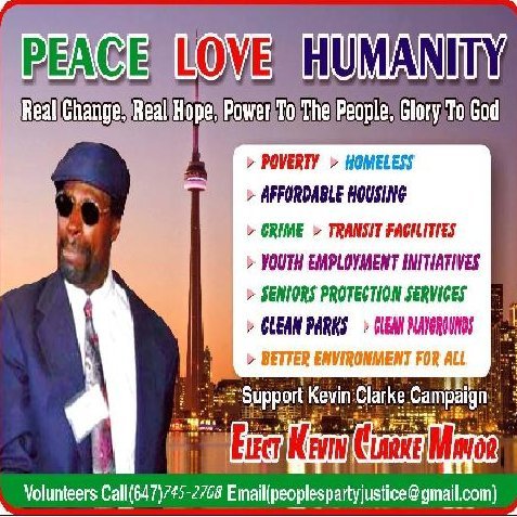 Toronto Mayor and M.p.p Candidate(Scarborough guildwood)The People's political party(interim leader)seeking appointment for city councillor Scarborough east