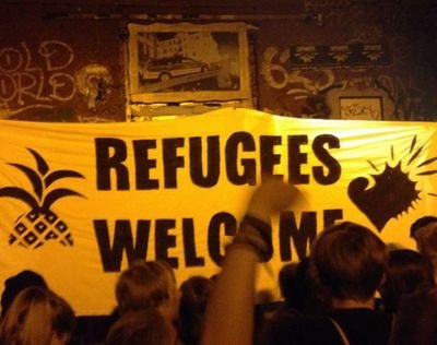 *love knows no borders*
                                            

#fcknzs #refugeeswelcome #nopegida