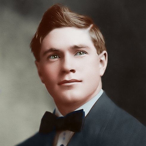 claroscureaux's profile picture. Writer colorizing vintage images for the hell of it. If you're looking for political correctness, you're cold, very cold, keep looking.