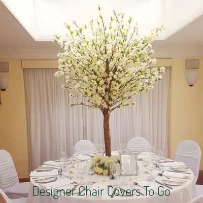 Designer Chair Covers To Go London's premier event styling company- featuring chair covers, sashes, Luxury backdrops & centrepieces.
We make it pretty!