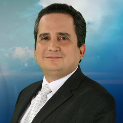 Jefe de Meteorología  y presentador del tiempo en Multimedios TV, Radio y Milenio TV. En el medio desde Febrero de 1988.