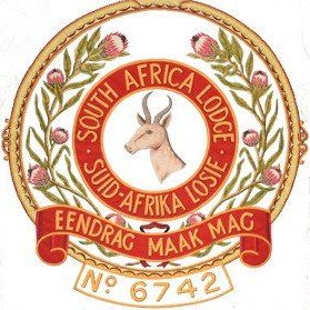 South Africa Lodge No 6742 meets at Freemasons’ Hall, Great Queen St, London on 2nd Wed in Jan, 4th Mon in Apr (Installation), 2nd Mon in Jun & 2nd Wed in Sept