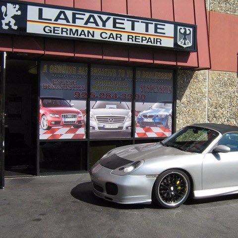 Lafayette German Car Repair offers highly trained and experienced technicians, shuttle service, loaners, and a clean car delivered on time.