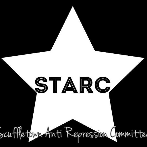 ScuffletownARC's profile picture. A crew of friends & comrades supporting people who are kidnapped by the state. Fire to the prisons. contact us: scuffletown Ⓐ https://t.co/LpPvQHdIi0