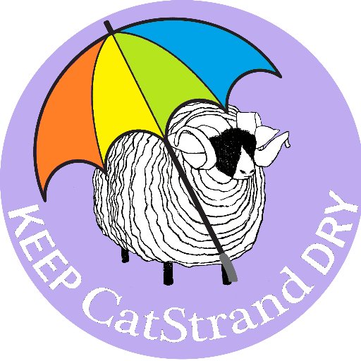 The official twitter account of the 'Keep CatStrand Dry' fundraising campaign.