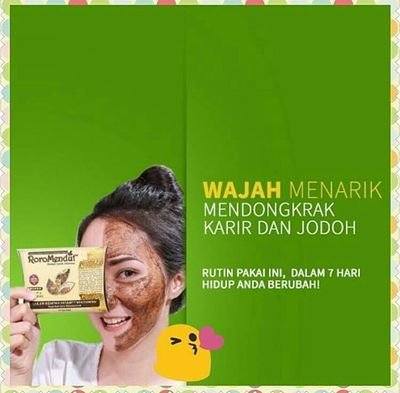 Roromendutbaru's profile picture. roromendut skincare indonesia 
100% ORIGINAL 💆💖 fast respon via
bbm : D71F6F51               wa : 082330411020