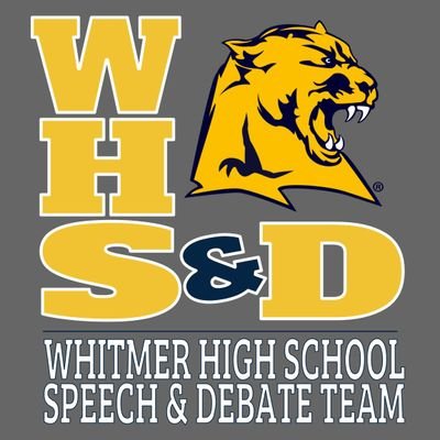 Official twitter of the Whitmer Speech & Debate Team.
