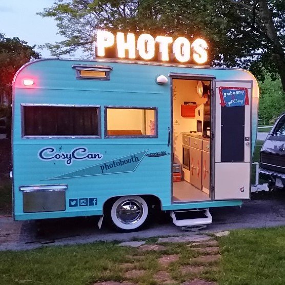 cosycancamper's profile picture. A Unique Premium Photo Booth service set up in a Vintage Canadian “Canned Ham” Camper that provides a spellbinding experience with keepsakes for all.