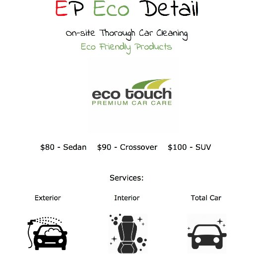 On-site, eco friendly car detail brought you by Jake Fuja and Max Jagodzinski