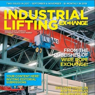 Serving North America's Overhead Crane and Hoist Market. A bi-monthly magazine from the publisher of Wire Rope Exchange.