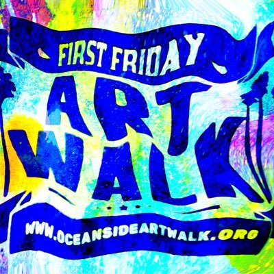FIRST FRIDAY ART WALK is a FREE FAMILY FRIENDLY EVENT from 5-9pm in DOWNTOWN OCEANSIDE. Join us for LOCAL ART, LIVE MUSIC, DANCING, GREAT FOOD and much more.