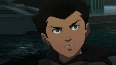 Maybe you should remember who the blood son is.. Son of batman and Talia Al Ghoul.. Struggles to follow the no kill rule a lot
