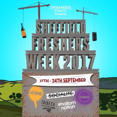 Stay tuned for information on all the best events in the city this September. 🎉 Sheffield Freshers' Week 2018 🎉