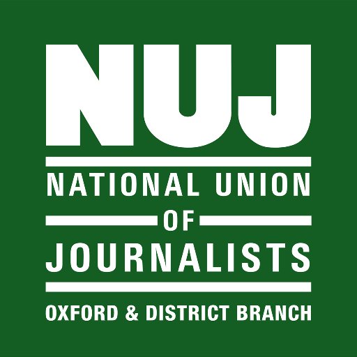 Oxford and District Branch, National Union of Journalists. Branch meetings monthly, third Thursday. #nuj