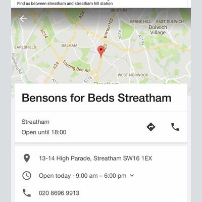 StreathamBenso1's profile picture. Bensons for beds Streatham high rd