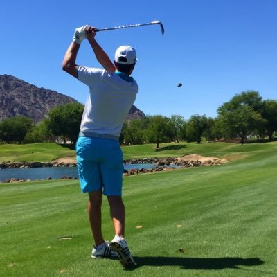 I like to play golf and yell at the TV when sports are on
