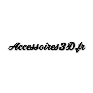 Votre boutique d'accessoires fabriqués par impression 3D.
Accessoires3D.fr