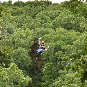 Eco Adventure Ziplines is a new zipline company located in New Florence, MO. Featuring over a mile of cable, zippers get up to 250 feet off the ground!