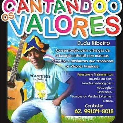 Dudu Ribeiro, Palestrante, escritor, cantor e compositor.
público alvo: Infancia e famílias com o tema
