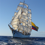 Embajador flotante. Orgullo Patrio de Colombia en los mares.