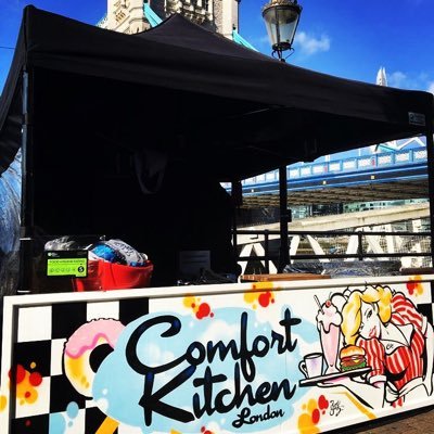 bringing the Deep South to the streets of London @EpicureanEvent for bookings and info contact comfortkitchen@icloud.com
