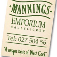 The gourmet food shop, café in West Cork. Manning’s is a famous landmark on the food trail of the #WildAtlanticWay. Local produce champions. Tel: 027 504 56