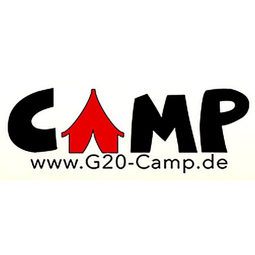 Protestcamp at Volkspark Altona (Hamburg) for the G20 protests from July 1st until July 9th 2017