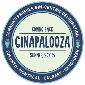 Canada's 2nd Annual Gin-centric Celebration! Shaking things up in YVR June 15-29, 2016! Follow us across Canada @GinapaloozaTO @GinapaloozaMTL & @GinapaloozaCGY