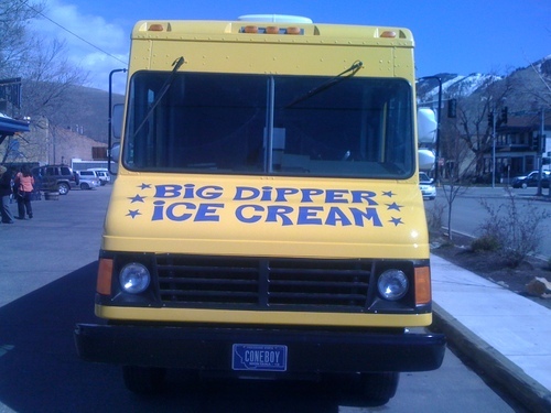 Gourmet Big Dipper Ice Cream on wheels!! Follow us to learn where we will be on a daily basis!