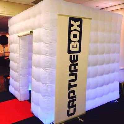 capture_box's profile picture. Premium inflatable photo booths for hire in the South. For enquiries email info@capturebox.co.uk