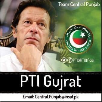Official Twitter account of #PTI Gujrat https://t.co/2cvfIAwyrm