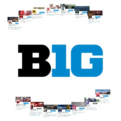 Following athletes and teams of the Big-10 Conference - #BIG10 #FBS