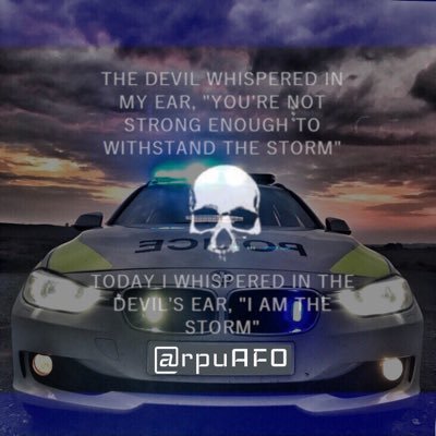 ARV AFO on #PoliceInterceptors unit. Challenged to 100,000 followers to raise awareness for @uk_cops. Please follow and ReTweet #TeamRPUafo