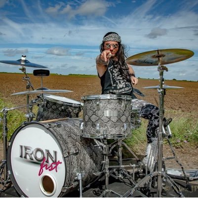 I used to play drums because it was cheaper than a psychiatrist and safer than a gun! Ex-Lead drummer of @IronFistUK