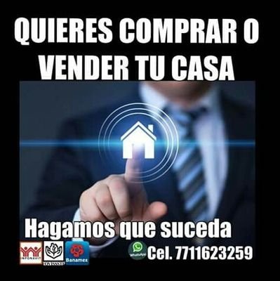 Buscas vender o comprar una propiedad..?

Ponte en contacto con nosotros, obtén el mejor servicio y la mejor atención!🏡

Tel: 7711623259