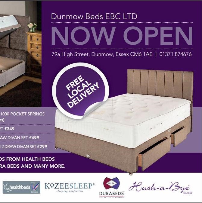 At The Essex Bed Company we go the extra mile. We are a family run business with competitive prices and excellent customer service. We offer free local delivery