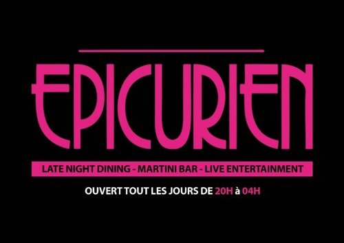Restaurant bar lounge live music, L'EPICURIEN MARRAKECH
Ouvert de 20h à 04h