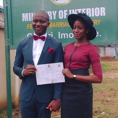 Ministry of Interior-Federal Marriage Registry Owerri, Imo State.
The Ideal place to Legalise your Marriage and conduct your Court Weddings.
+2348038657659