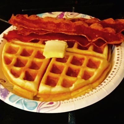 $2, $5, & $7 Waffle Plates   Fresh homemade waffles served with bacon/chicken, butter and syrup . Delivery fee $3 under 8 mile travel distance