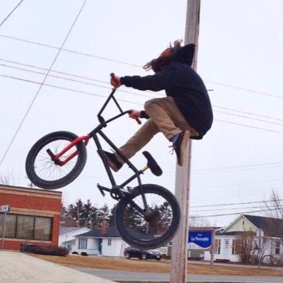 15 year old BMX rider over in New Brunswick Canada