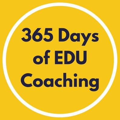 Welcome to 365 Days of EDUcoaching! My goal for 2017 is to share a daily idea, tip, or resource for both current & future instructional coaches. #365EDUCoaching