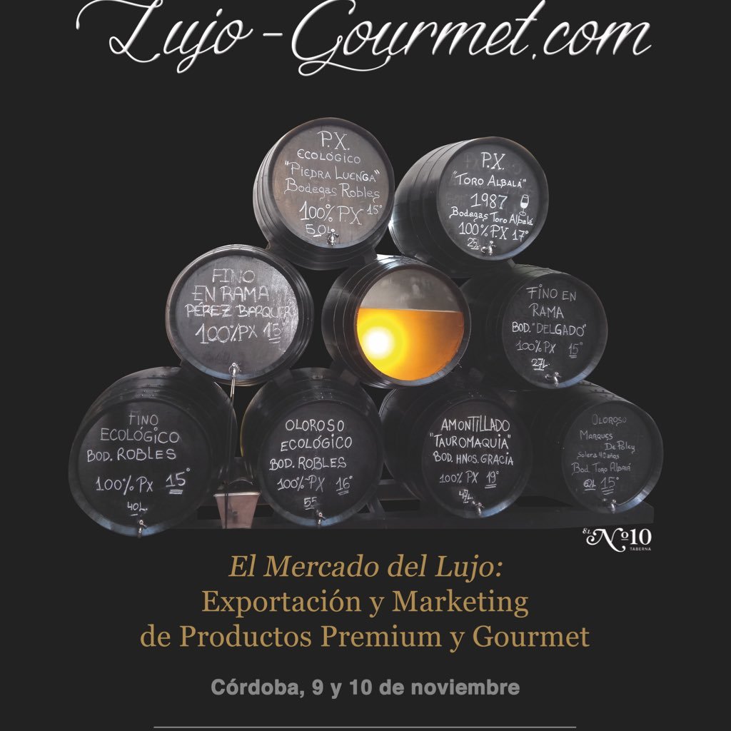 A top University course in Spain. 'Luxury Goods: Export and International Marketing of Premium and Gourmet products'. Con las mejores marcas #lujo #gourmet