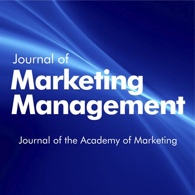 JMM, official journal of the Academy of Marketing, is an international peer-reviewed journal publishing original & thought-provoking research.