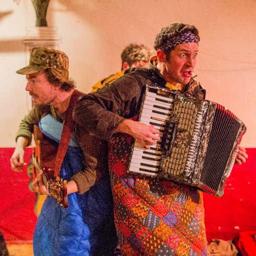 Makers of playful theatre and foot-stomping live music.