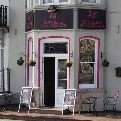 Flutterbies Tea & Coffee Room, Serving freshly ground espresso coffee & speciality teas along with homemade cakes and food.