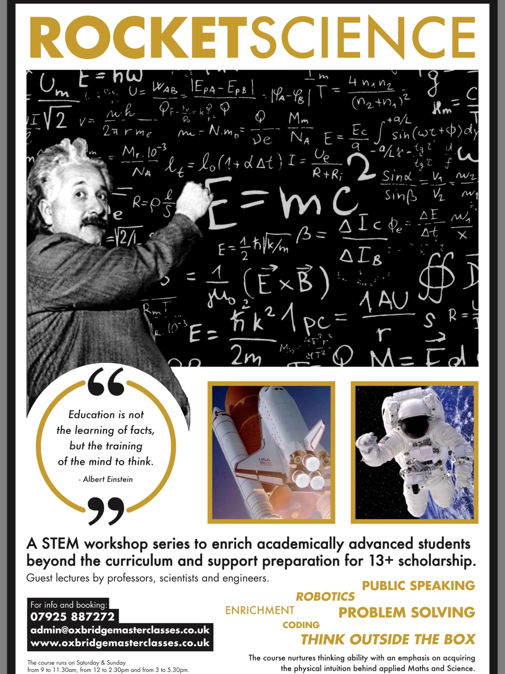 STEMWorkshops's profile picture. Inspiring the next generation to go further. Training young minds to think outside the box.