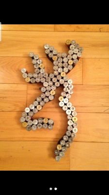 Shotgun shell art for hunters. BulletBucks and BulletDucks. Find us on https://t.co/DSAZofEIqg for all your hunter gifts and mancave decor.