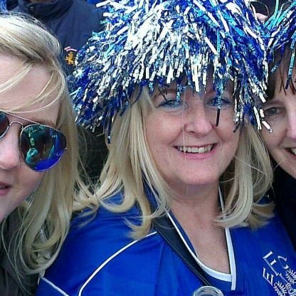 Everton STH Lower Bullens. Keep smiling and stay positive.  Someone please find a cure for Cystic Fibrosis