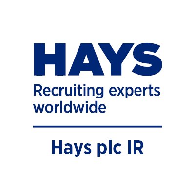 Shareholder news from Hays PLC Investor Relations